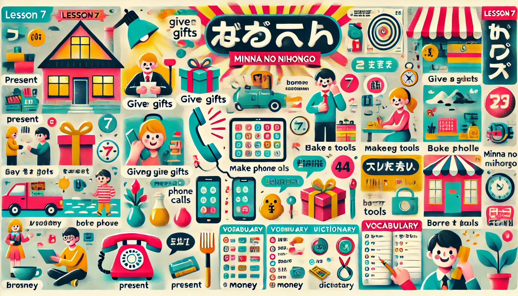 Minna no Nihongo Lesson 7 Grammar and Vocabulary