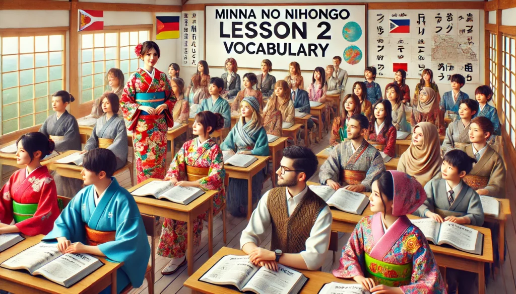 Minna no Nihongo Lesson 2 Vocabulary