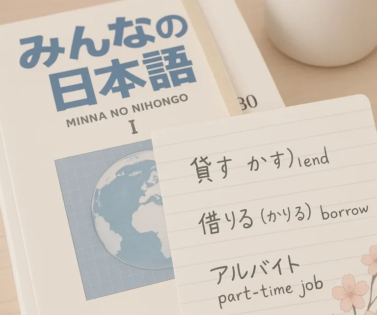Minna no Nihongo lesson 30